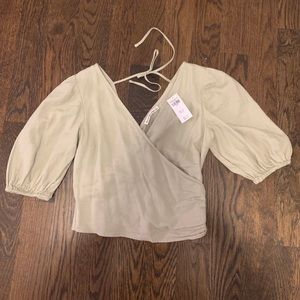 Abercrombie and Fitch Wrap Blouse